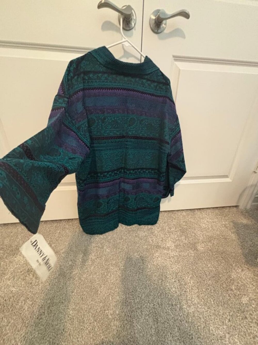 Danny & Nicole Women's Blazer/Jacket Multi Colors Side Slits 8 NWT